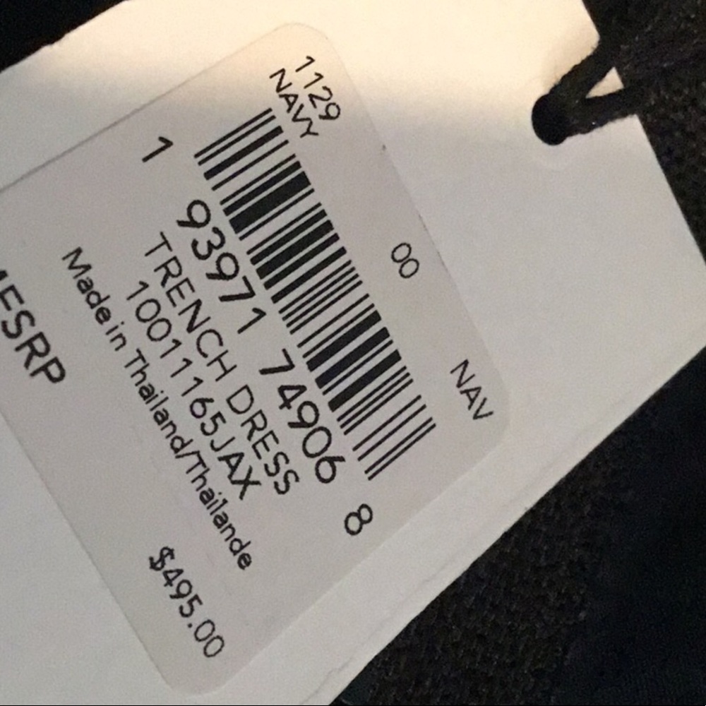 NWT Coach DRESS high end boutiquee stylishtrendy trench dress never worn - Picture 5 of 10